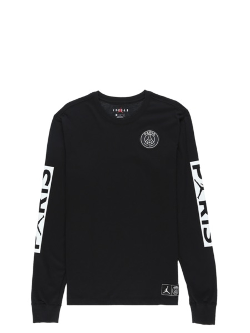 ⚽ Nike Jordan x PSG Paris Saint Germain Long Sleeve Black Shirt Mens M Crest